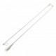 Bastón para correr cortinas blanco medida 0,90