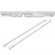 Bastón para correr cortinas blanco medida 0,90