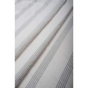 Tela de cortinería Tussor Cotton Raya Habano