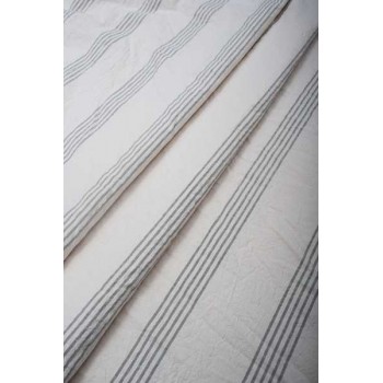 Tela de cortinería Tussor Cotton Raya Habano