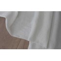 Tela de cortinería Gasa Lino Blanco
